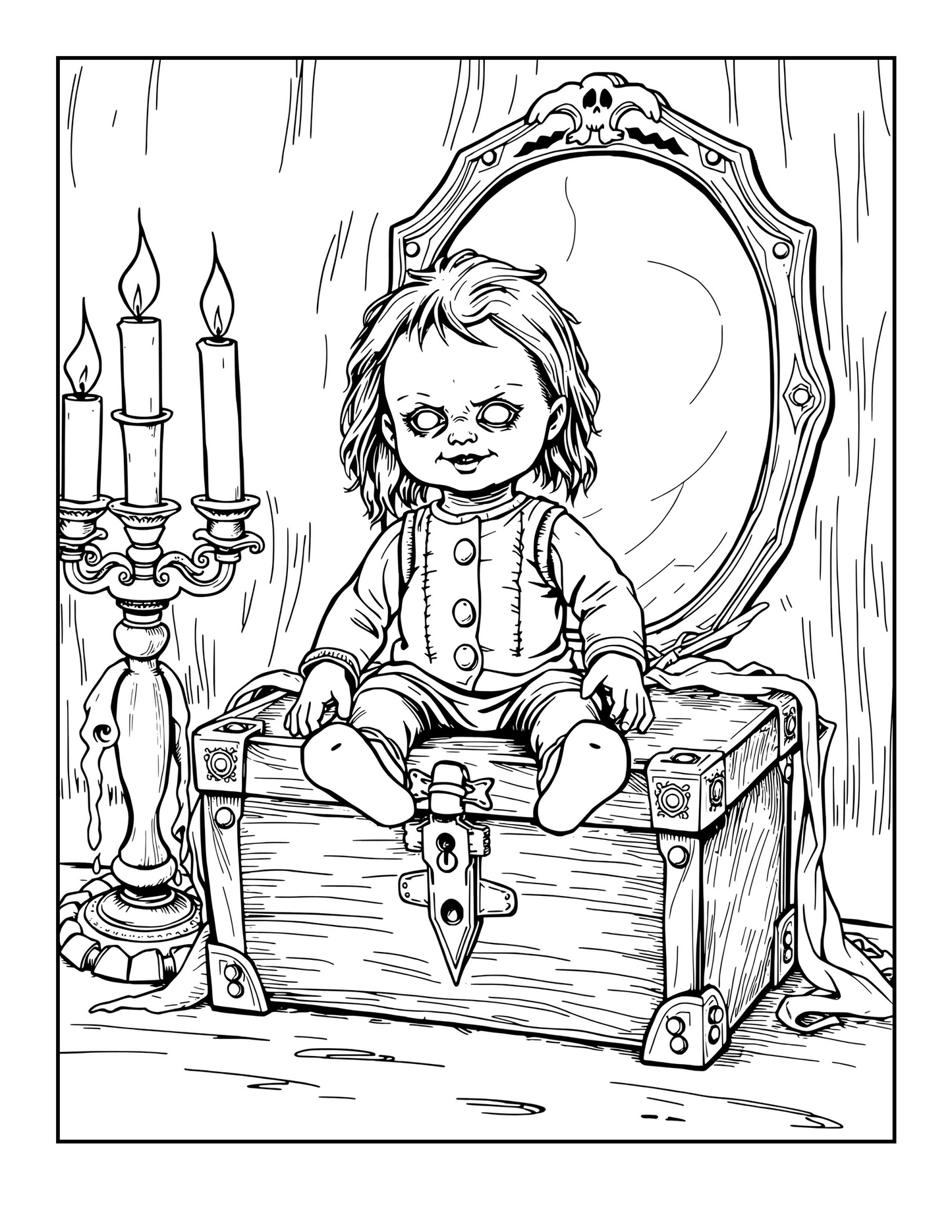 Cursed Objects: A Paranormal Coloring Experience