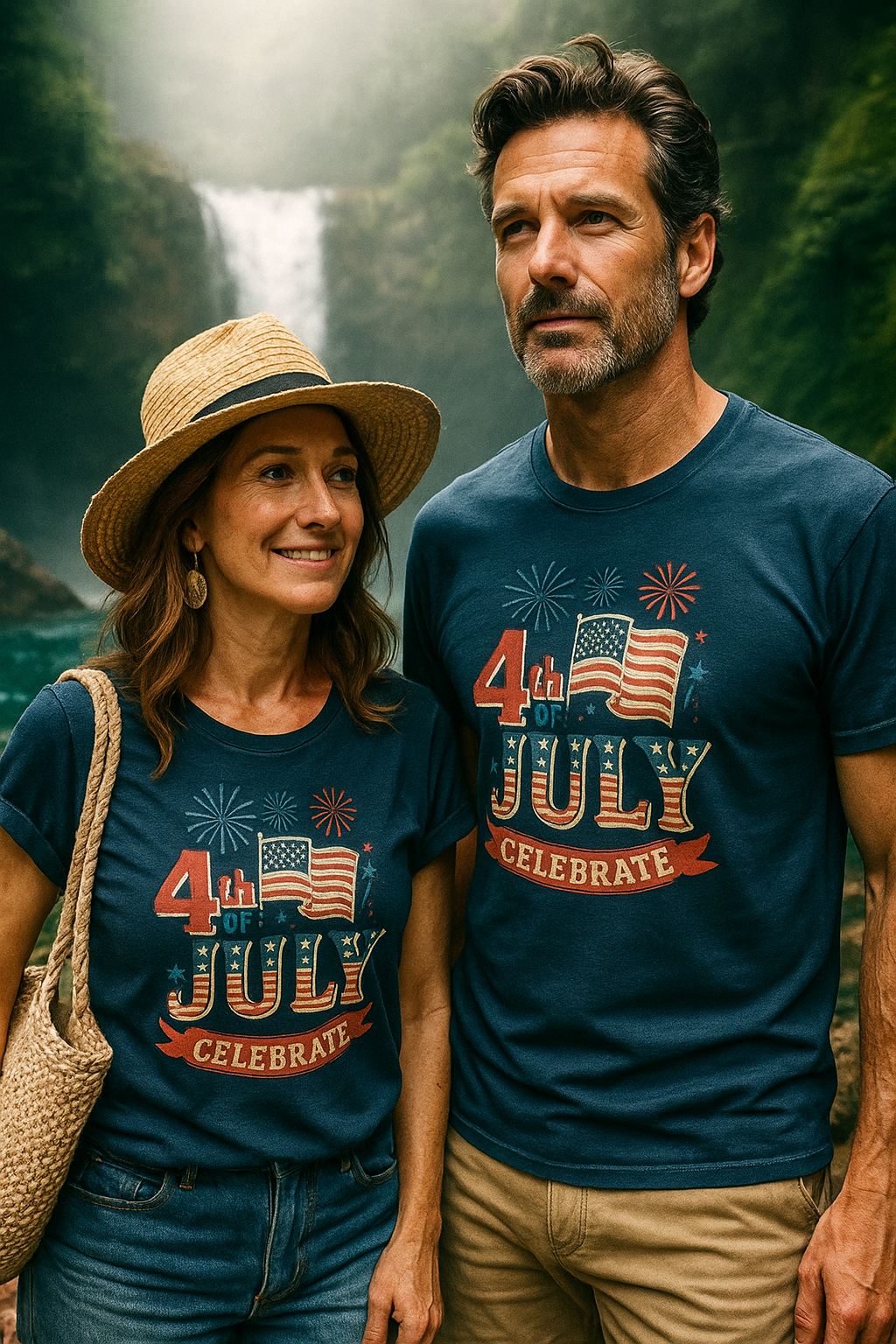 Fourth of July Fireworks Shirt - Patriotic Tee