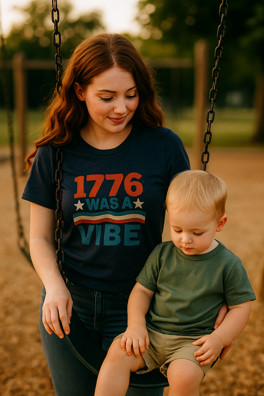 Patriotic 4th of July Shirt - 1776 Vibe Tee