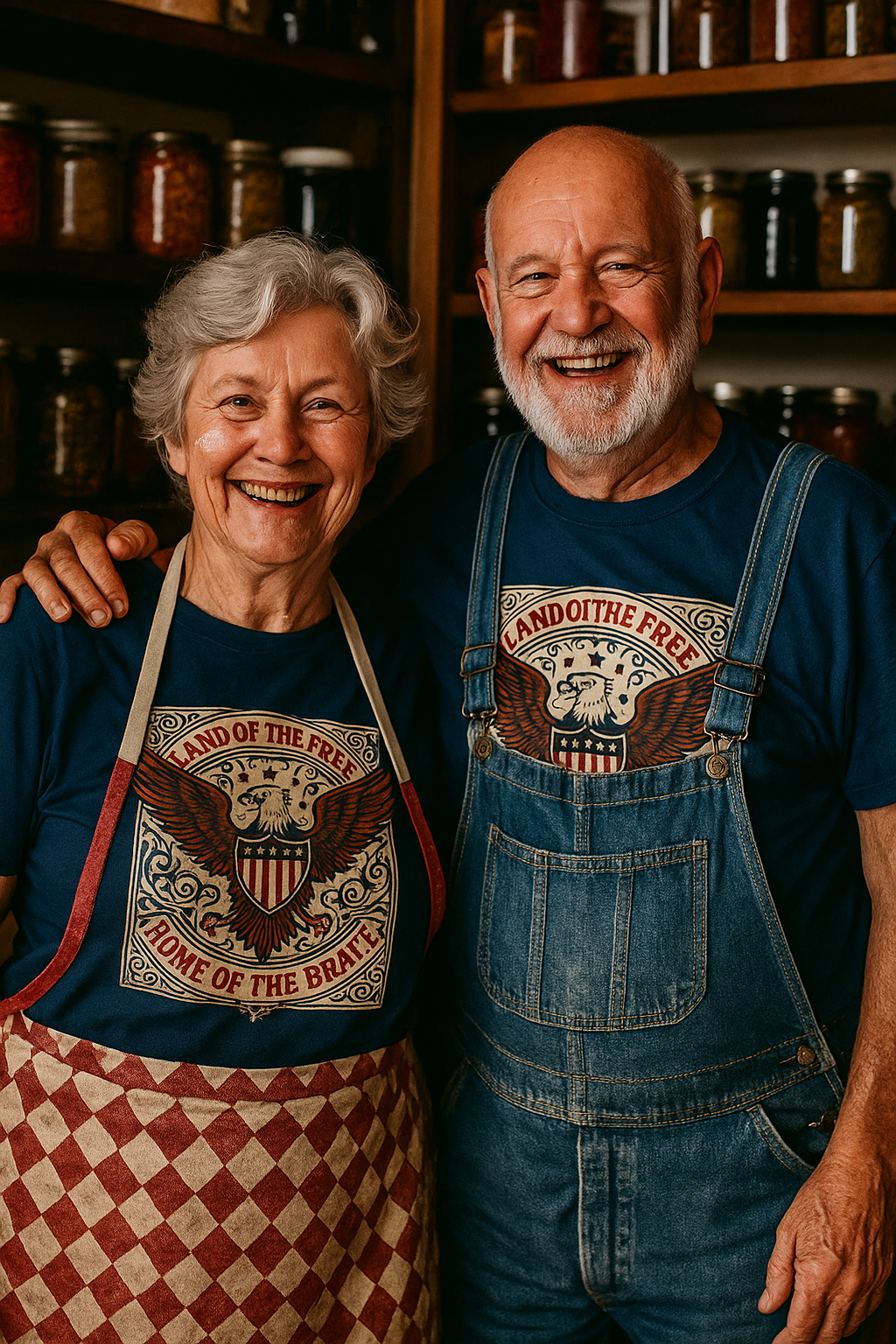 Patriotic Unisex T-Shirt with Eagle Design