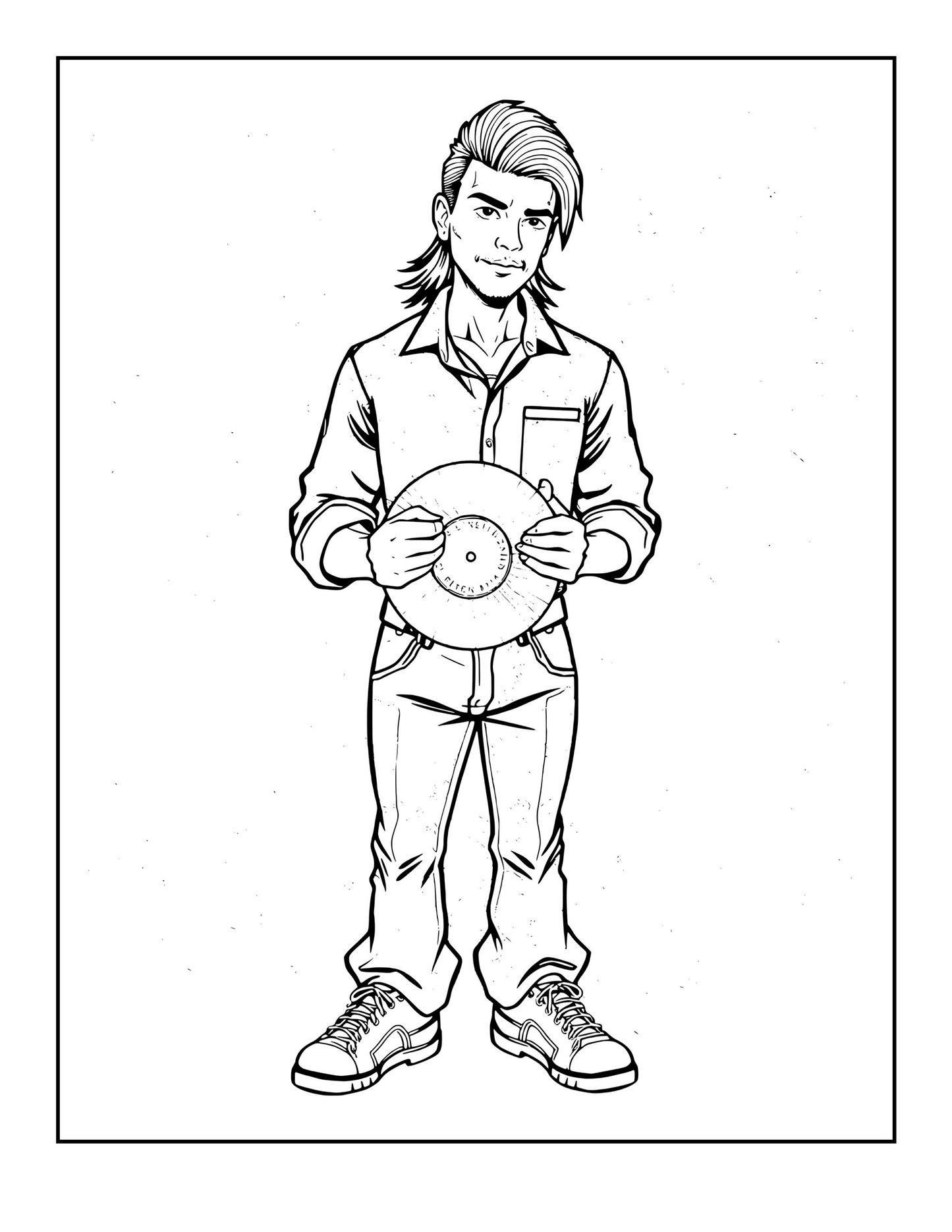 Mighty Mullets: A Wild & Wavy Coloring Adventure Digital Download