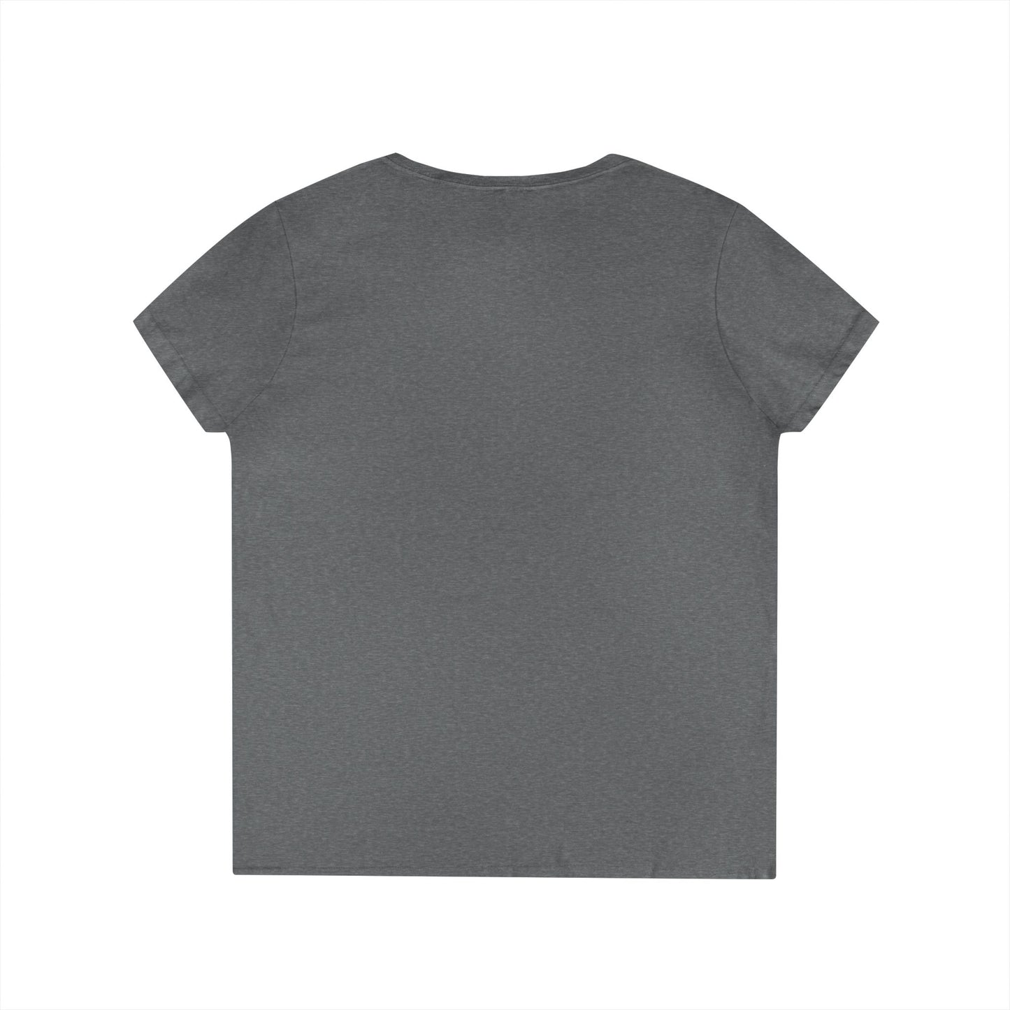 Back view of gray V-neck Altoona PA souvenir t-shirt by Printify with short sleeves