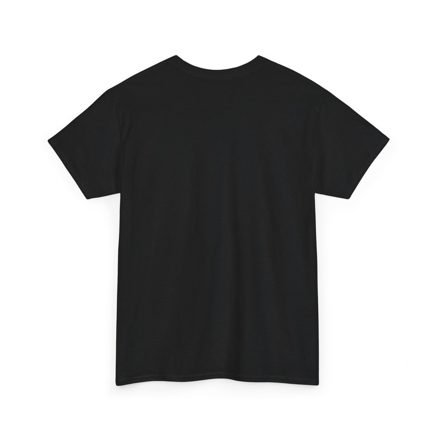 Black plain back view of Printify Altoona PA vintage t-shirt with classic short sleeves