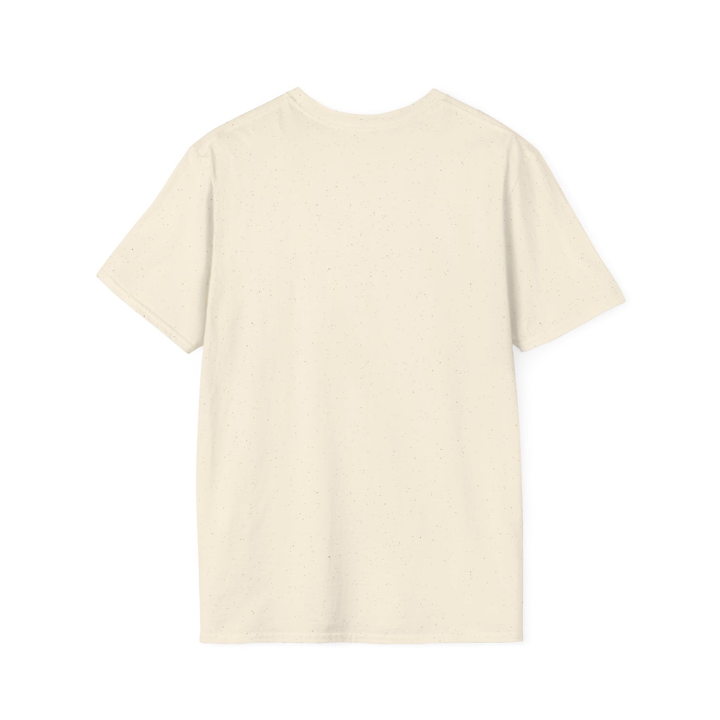 Back view of plain off-white Printify t-shirt for can't win em all graphic tee