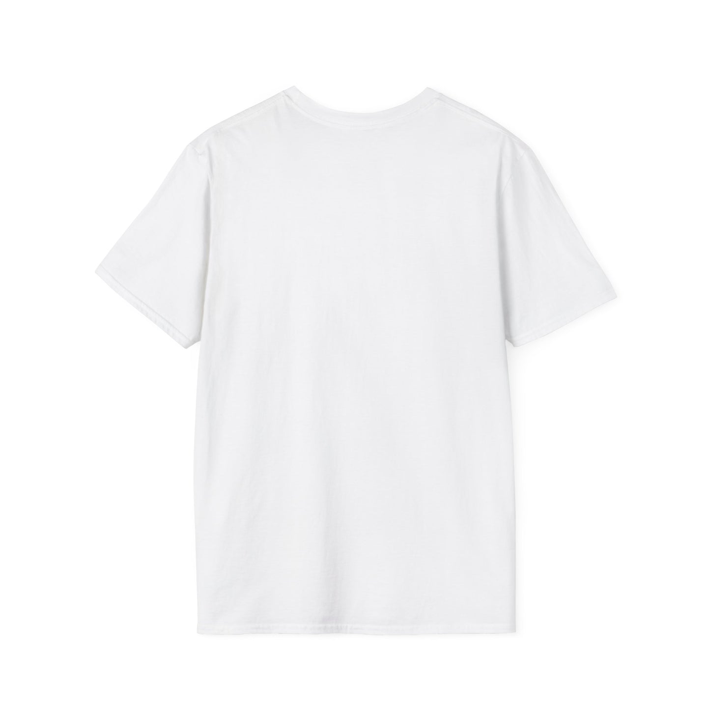 White Printify plain t-shirt shown from the back for can't win em all graphic tee