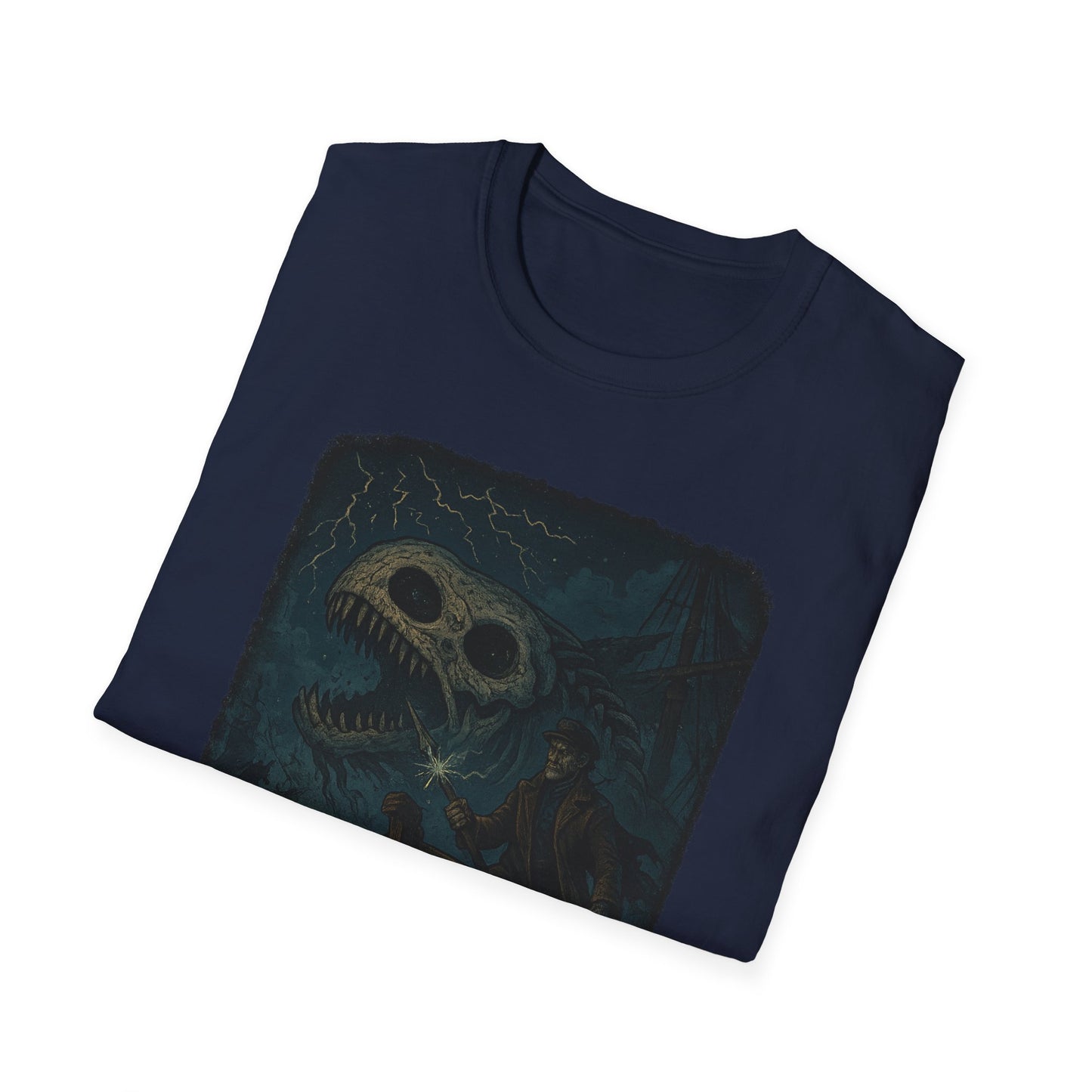 Captain Ahab Bone Whale Tee