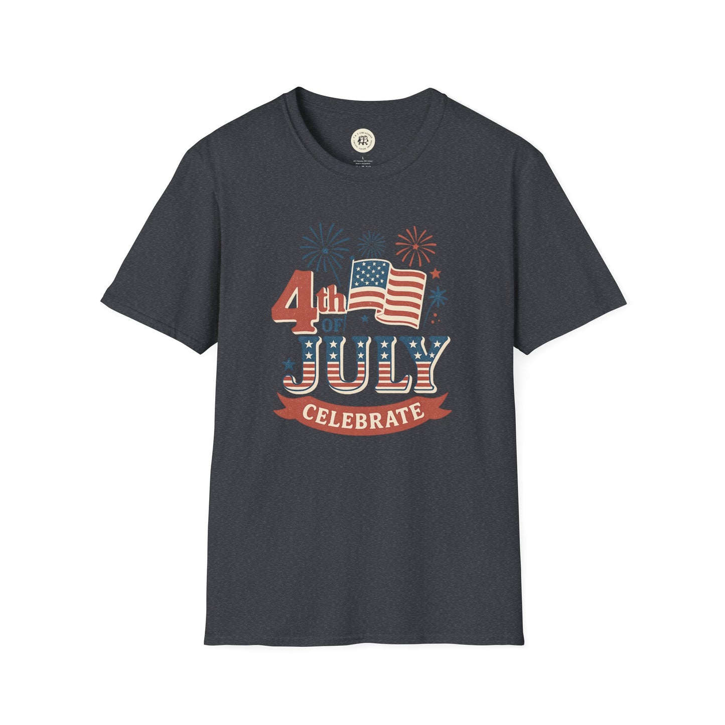 Fourth of July Fireworks Shirt - Patriotic Tee