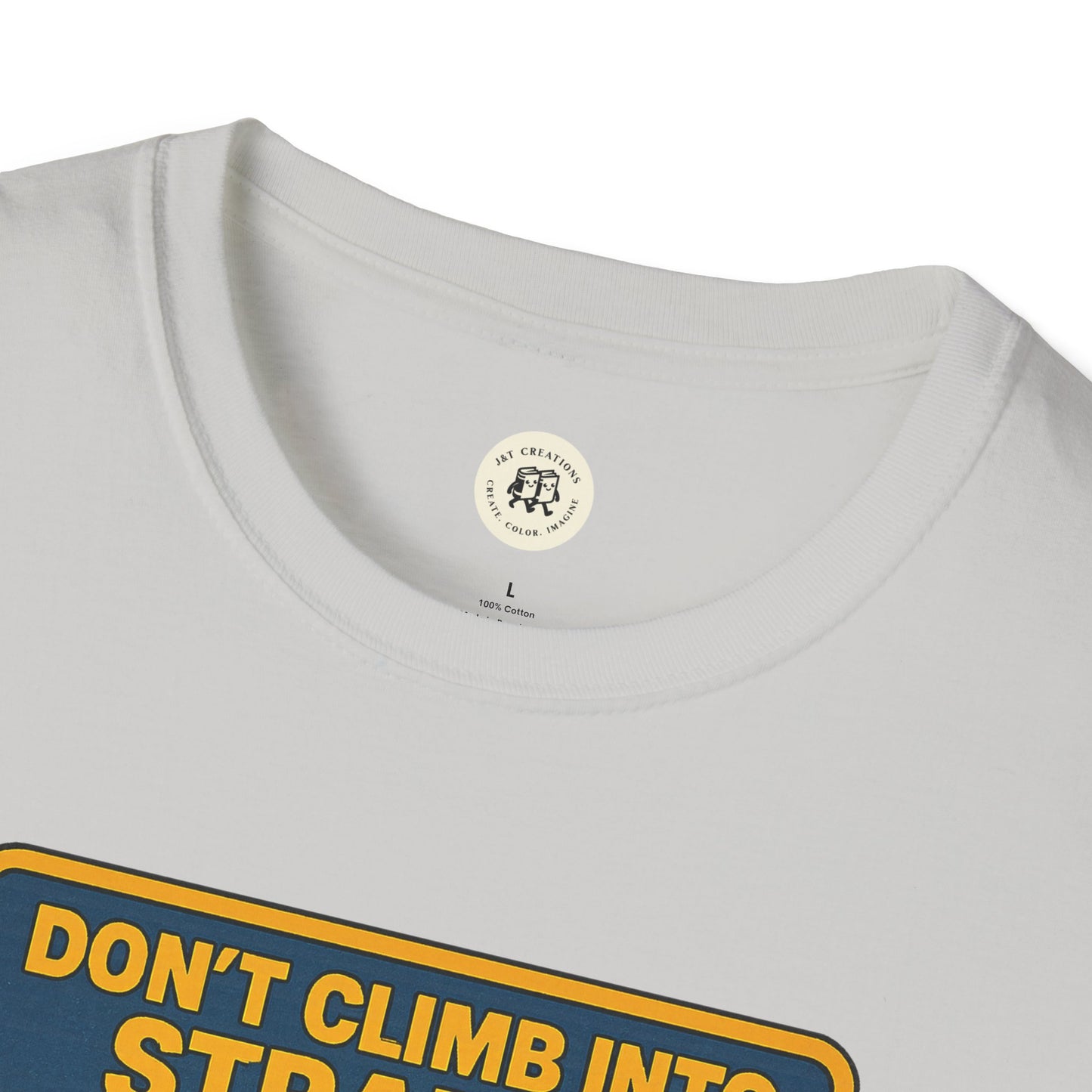 White Printify Captain Nemo graphic t-shirt for kids with bold yellow and blue design