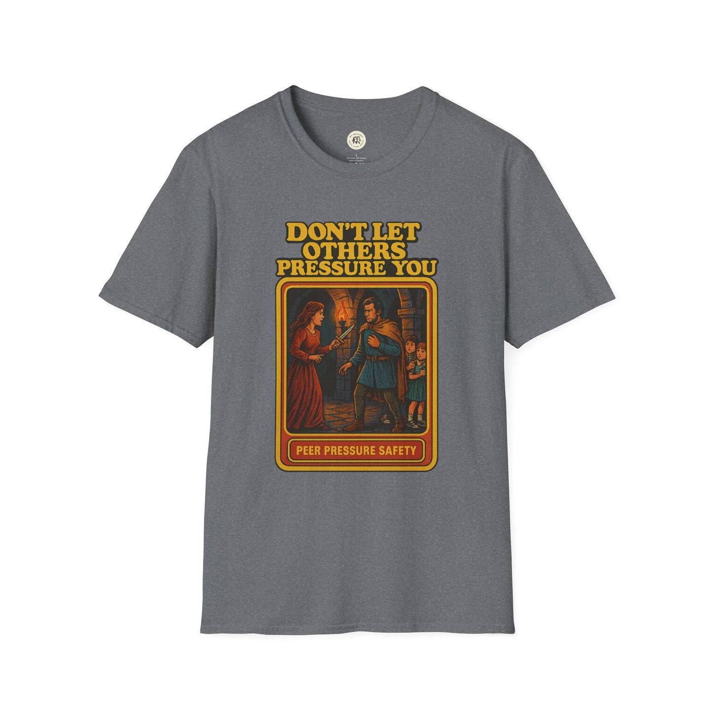 Gray Lady Macbeth inspirational shirt with vintage style Dont Let Others Pressure You design