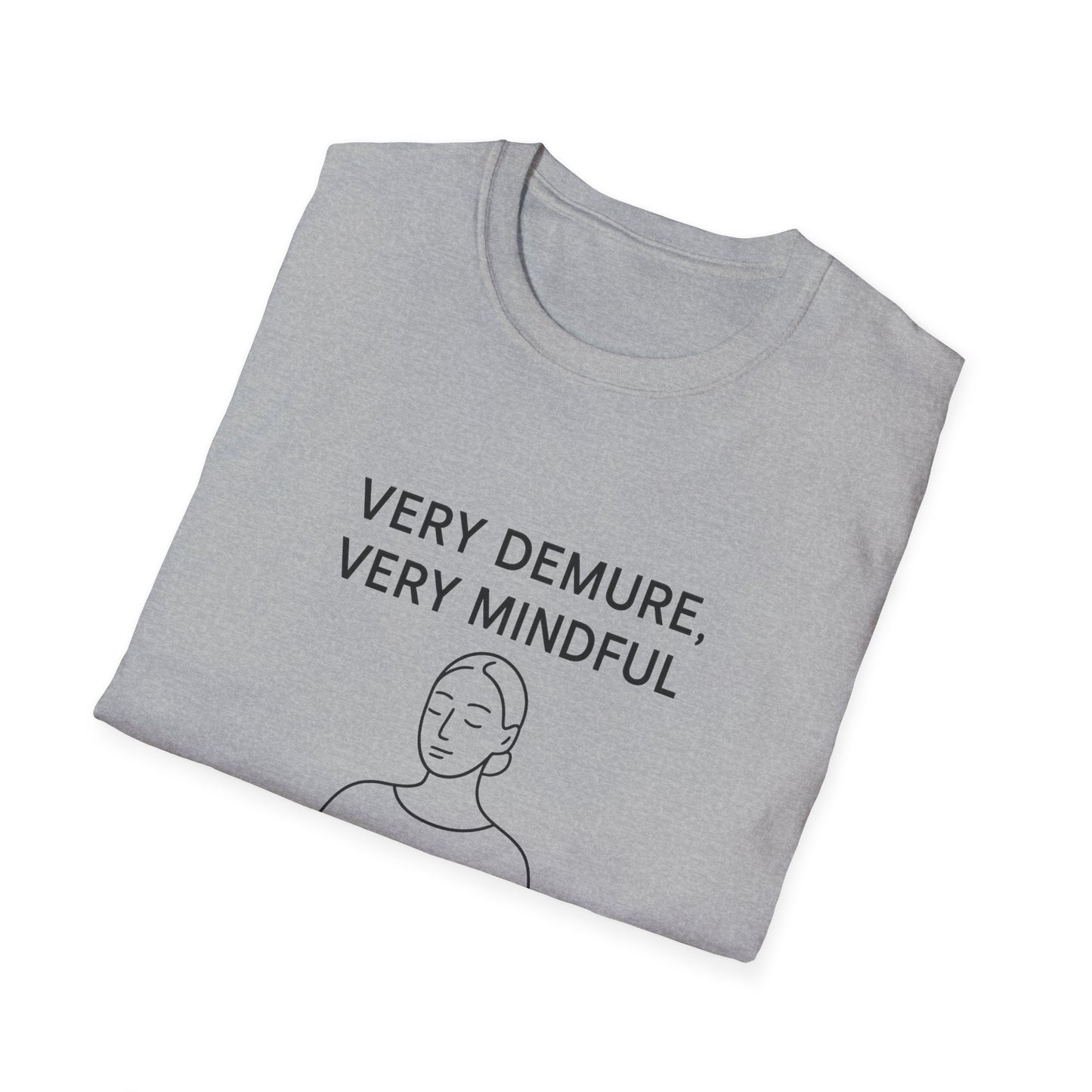 Mindfulness Graphic T-Shirt - Calm & Demure Design