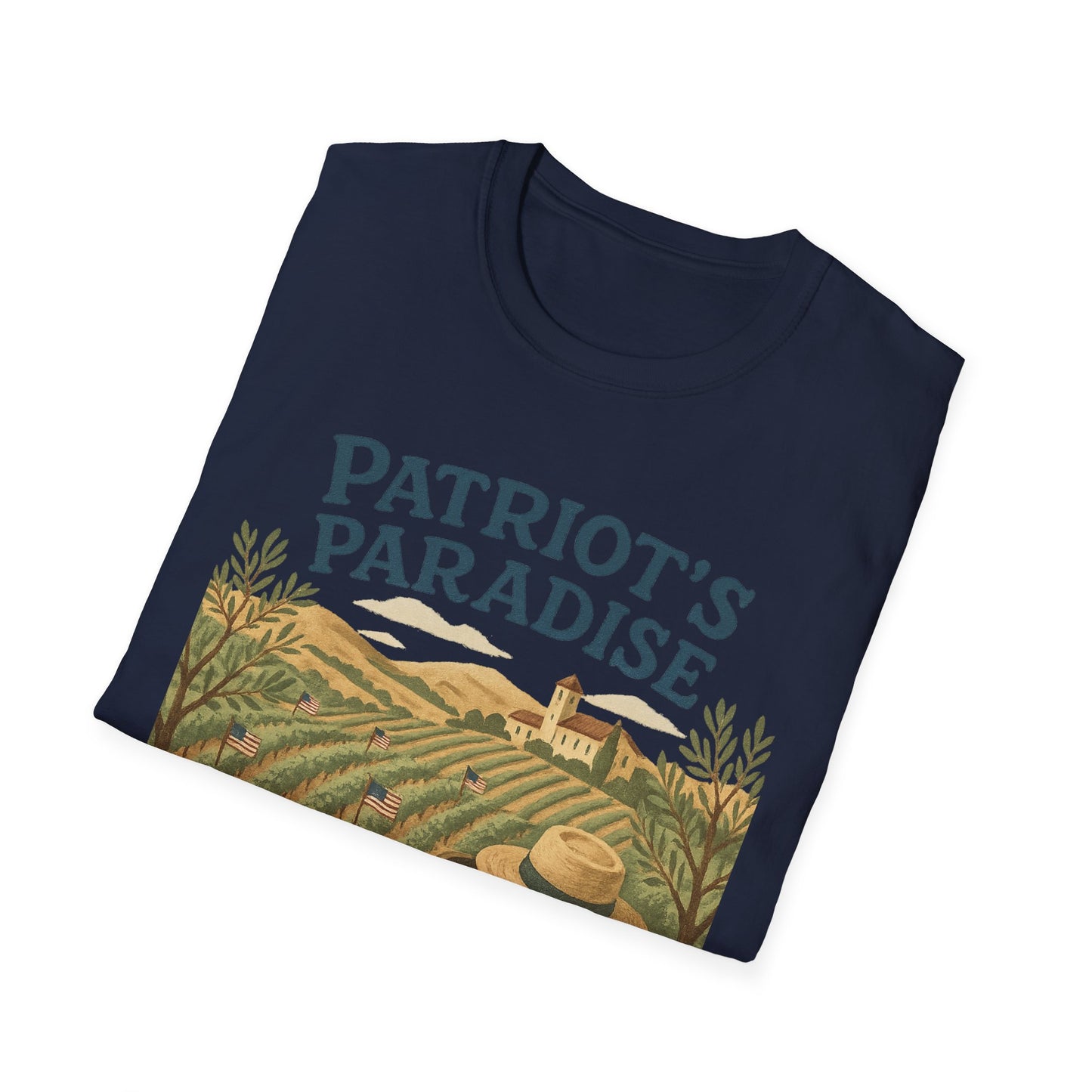 Napa Valley Vineyard T-Shirt with Scenic Design