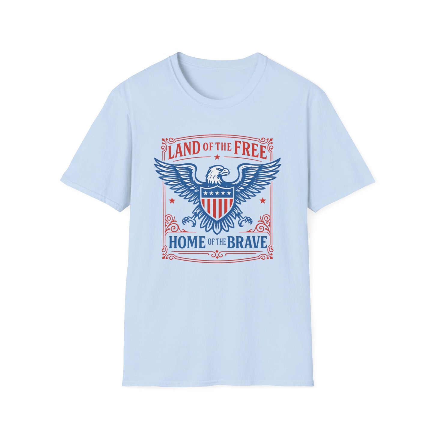 Patriotic Eagle T-Shirt - Land of the Free Design