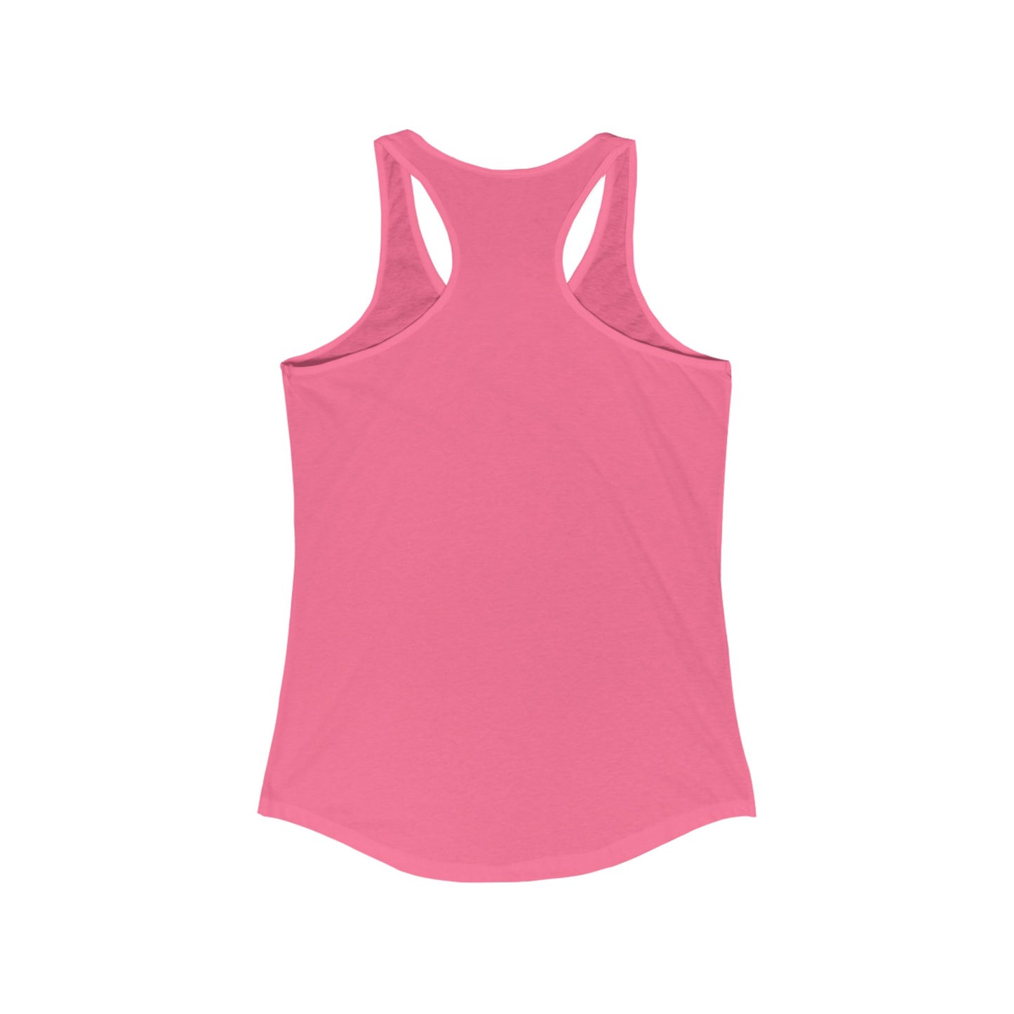 Pink savage not sorry racerback tee tank top by Printify with a comfortable sleeveless design