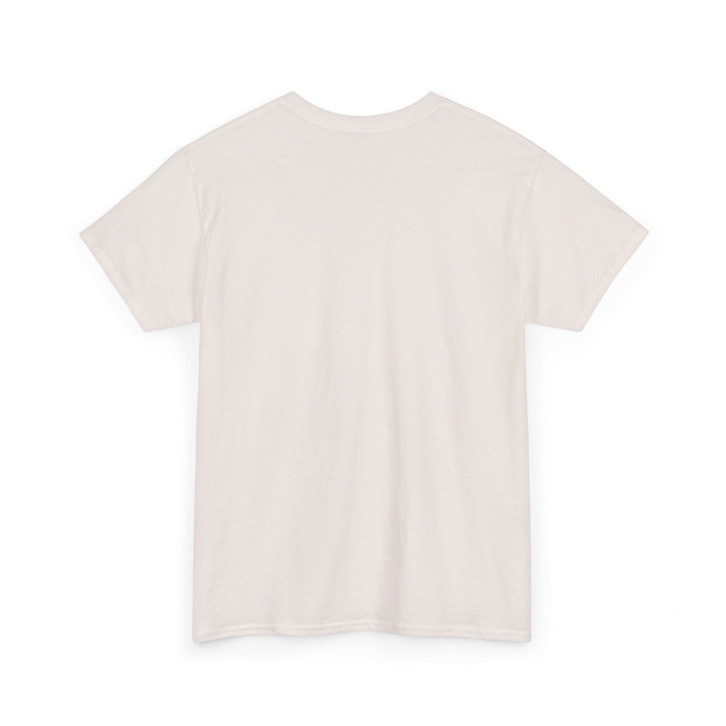 Plain white T-shirt back view for Wright Elementary school spirit shirt by Printify