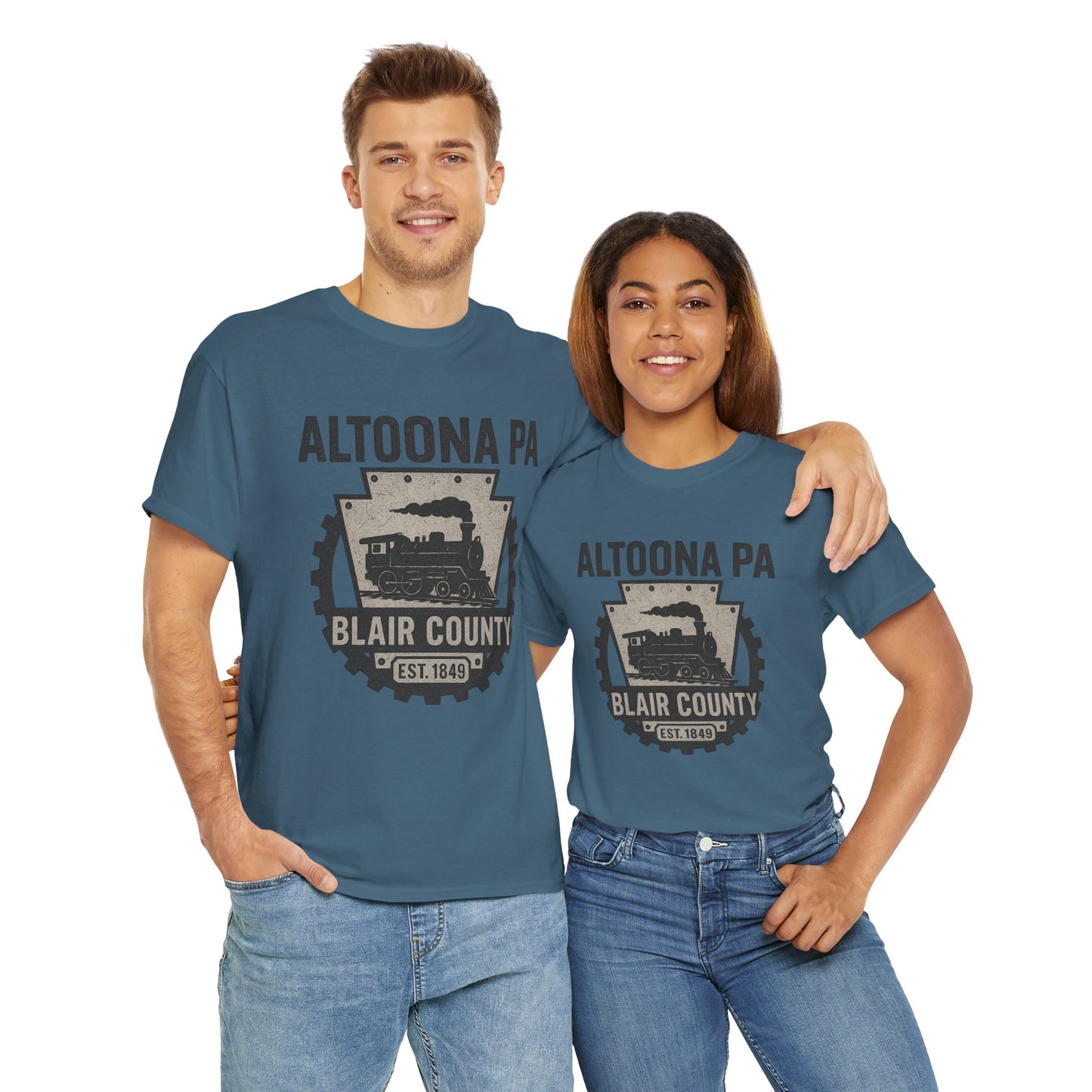 Altoona PA T-Shirt Blair County Vintage Train