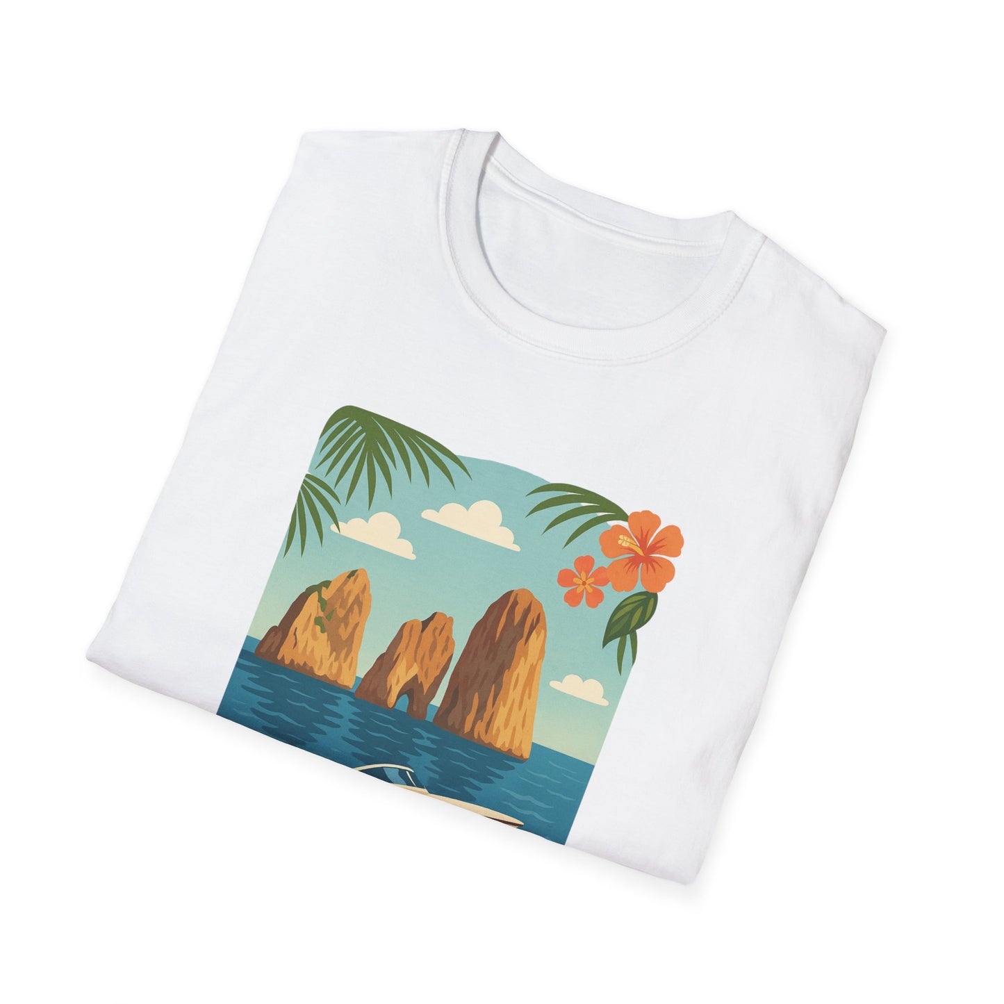 Capri Coastal Speedboat T-Shirt | Italy Mediterranean Shirt | Italian Summer Tee | Jetset Style | Travel Graphic Shirt
