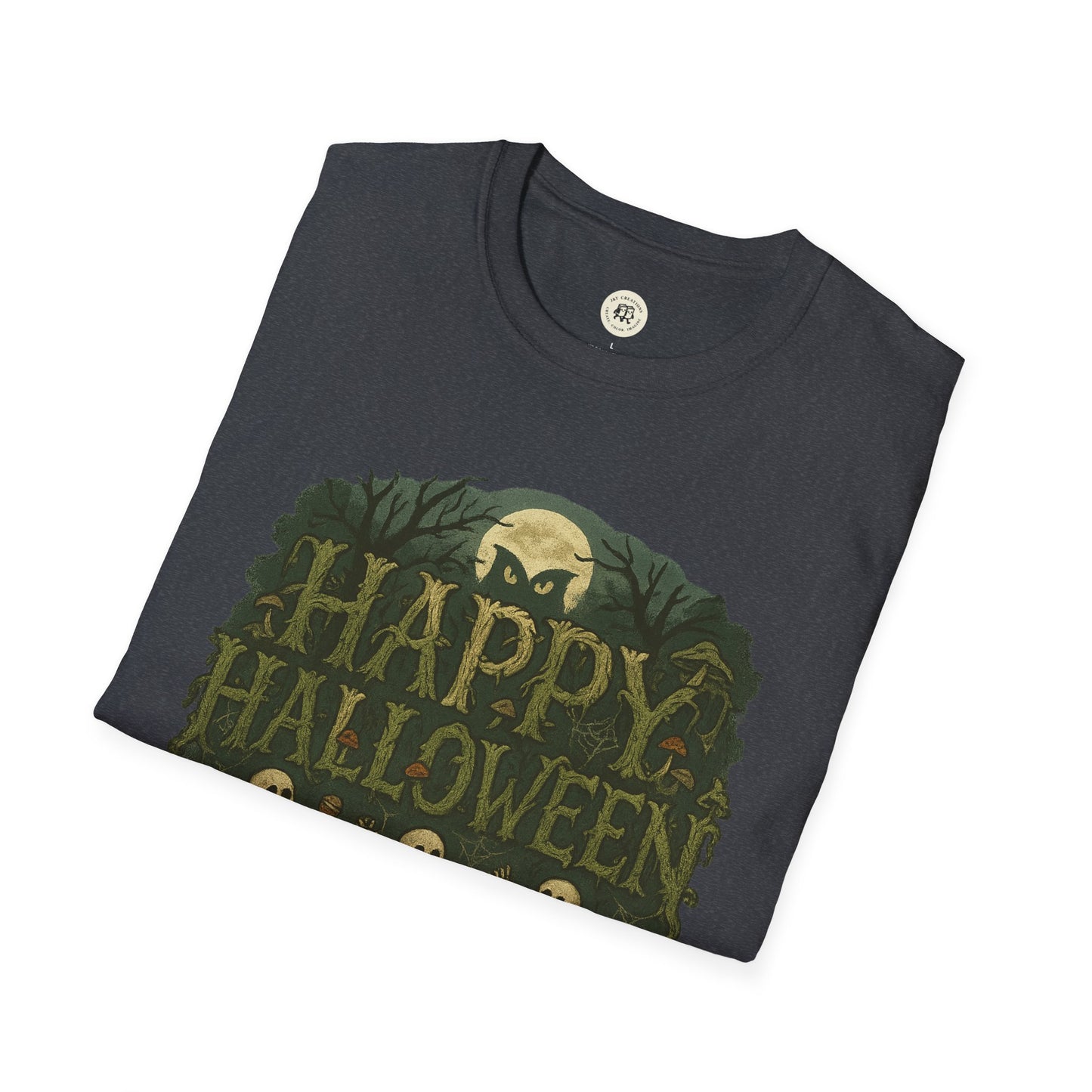 Halloween Skeleton Graphic Tee - Happy Halloween