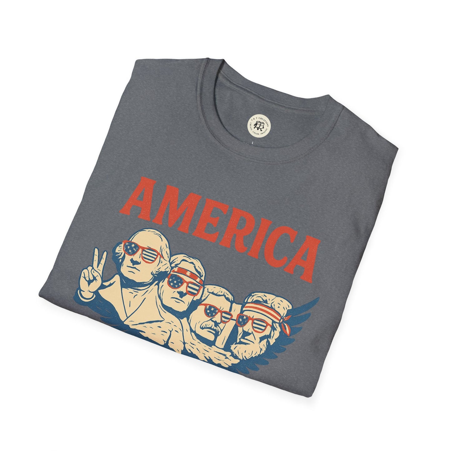 America 1776 Patriotic T-Shirt Classic Design