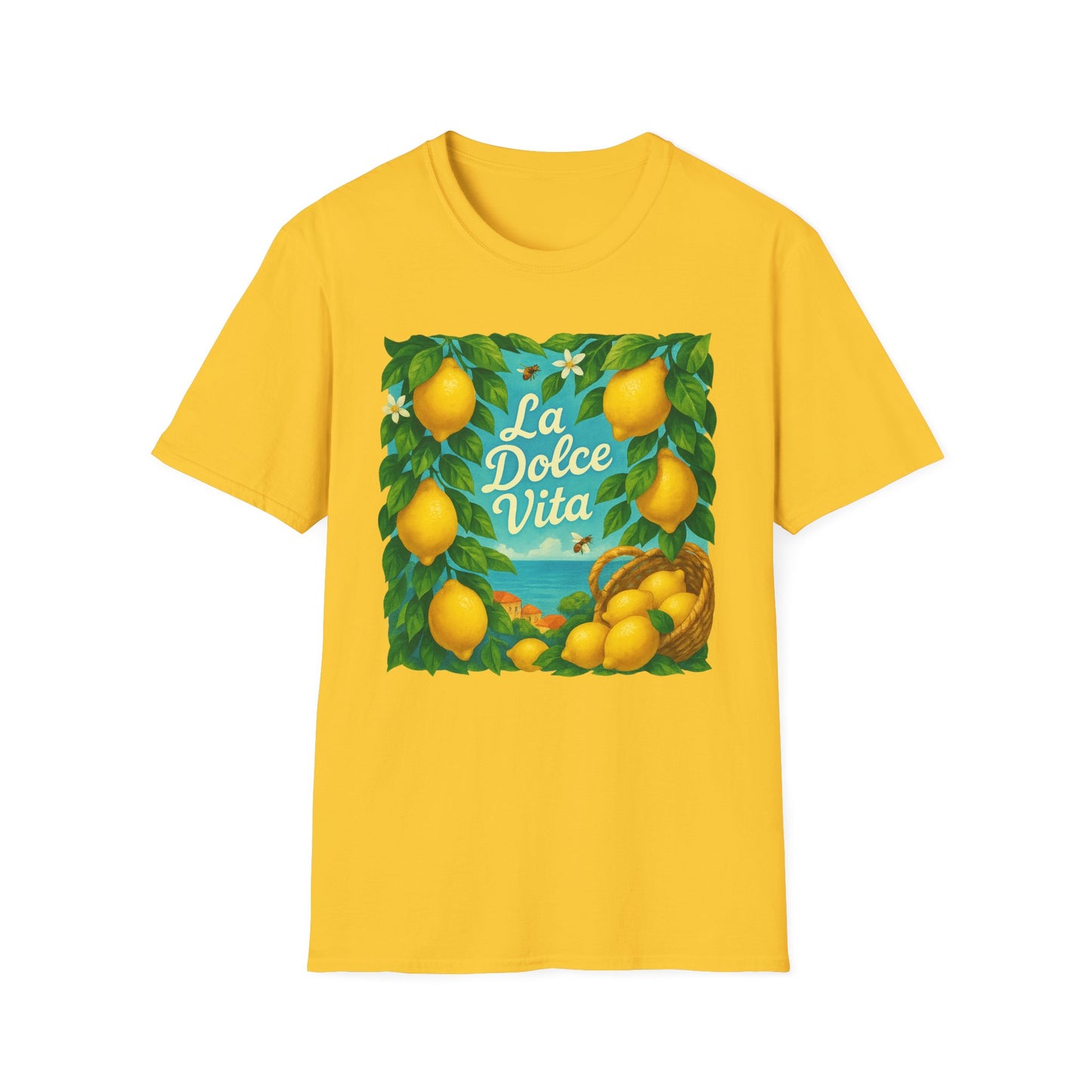 Amalfi Coast Lemon Grove T-Shirt | Italy Mediterranean Tee | Italian Summer Graphic | Citrus Lover Gift | Travel Shirt