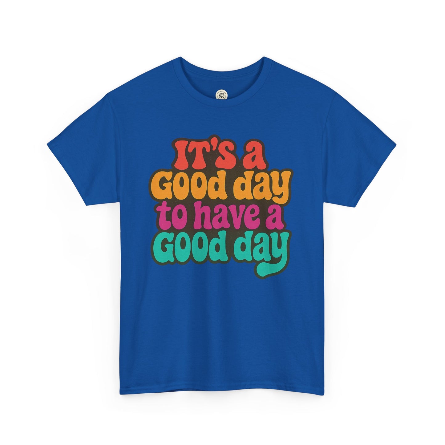 Positive Vibe T-Shirt with Colorful Motivational Quote