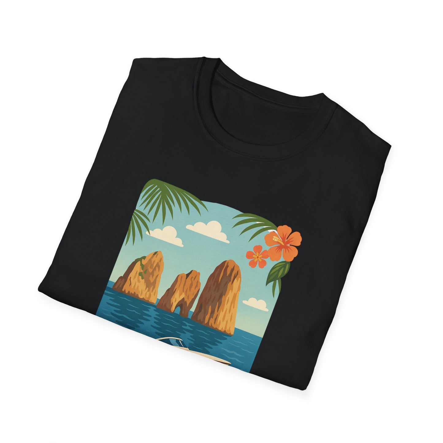 Capri Coastal Speedboat T-Shirt | Italy Mediterranean Shirt | Italian Summer Tee | Jetset Style | Travel Graphic Shirt