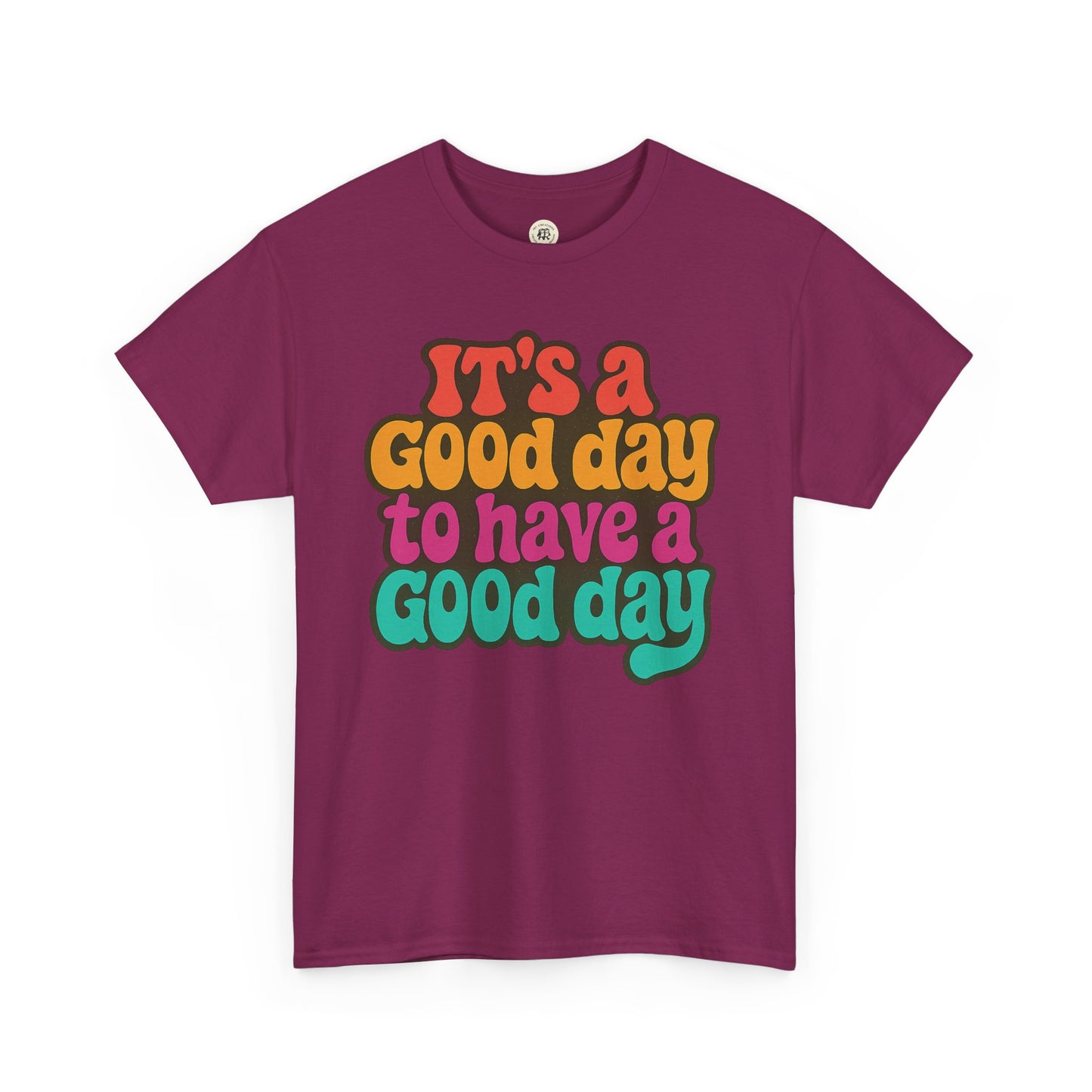 Positive Vibe T-Shirt with Colorful Motivational Quote