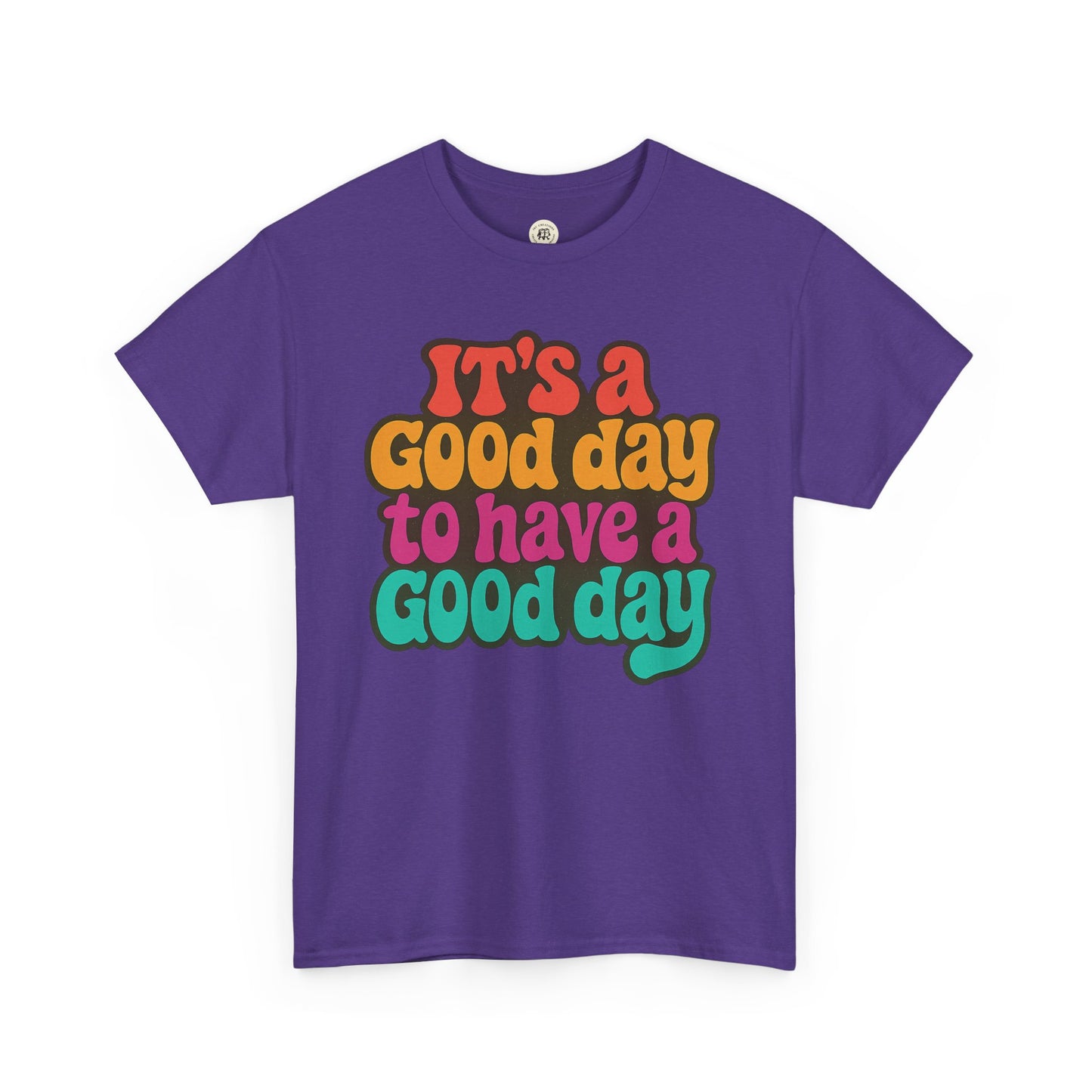 Positive Vibe T-Shirt with Colorful Motivational Quote
