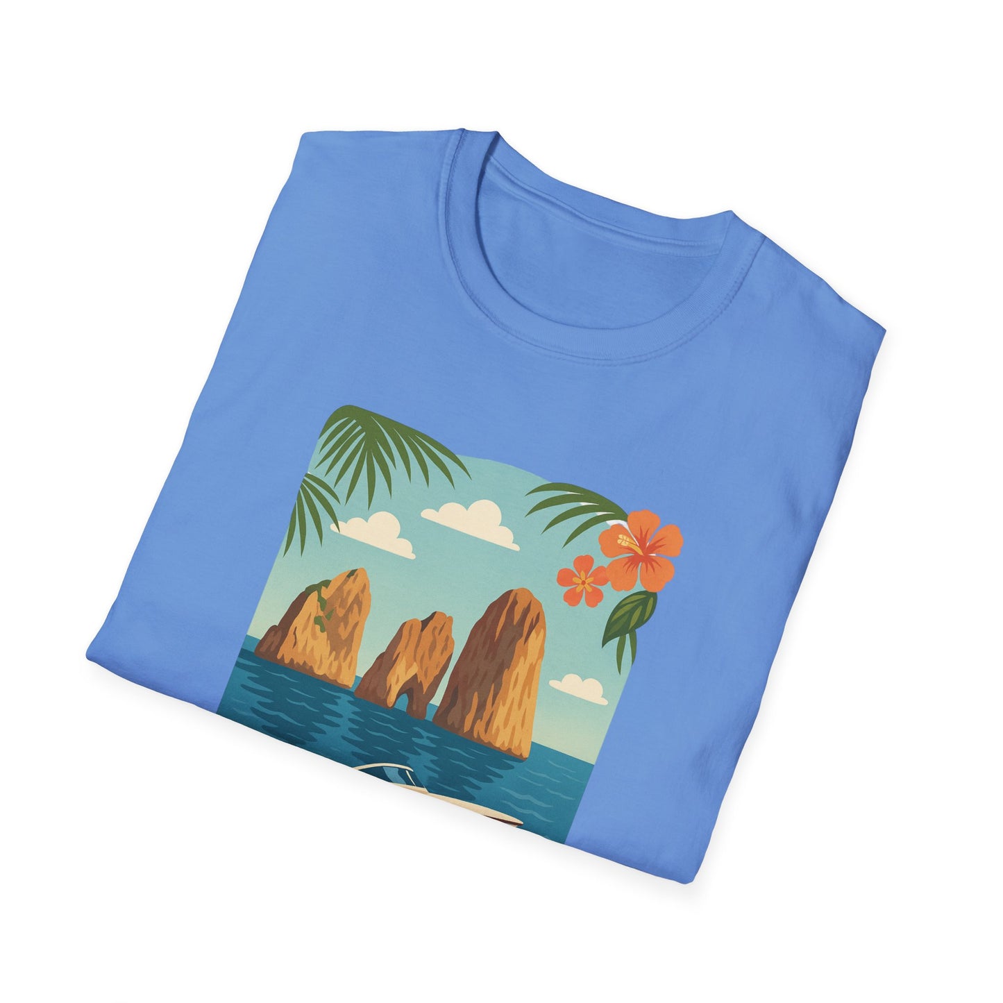 Capri Coastal Speedboat T-Shirt | Italy Mediterranean Shirt | Italian Summer Tee | Jetset Style | Travel Graphic Shirt