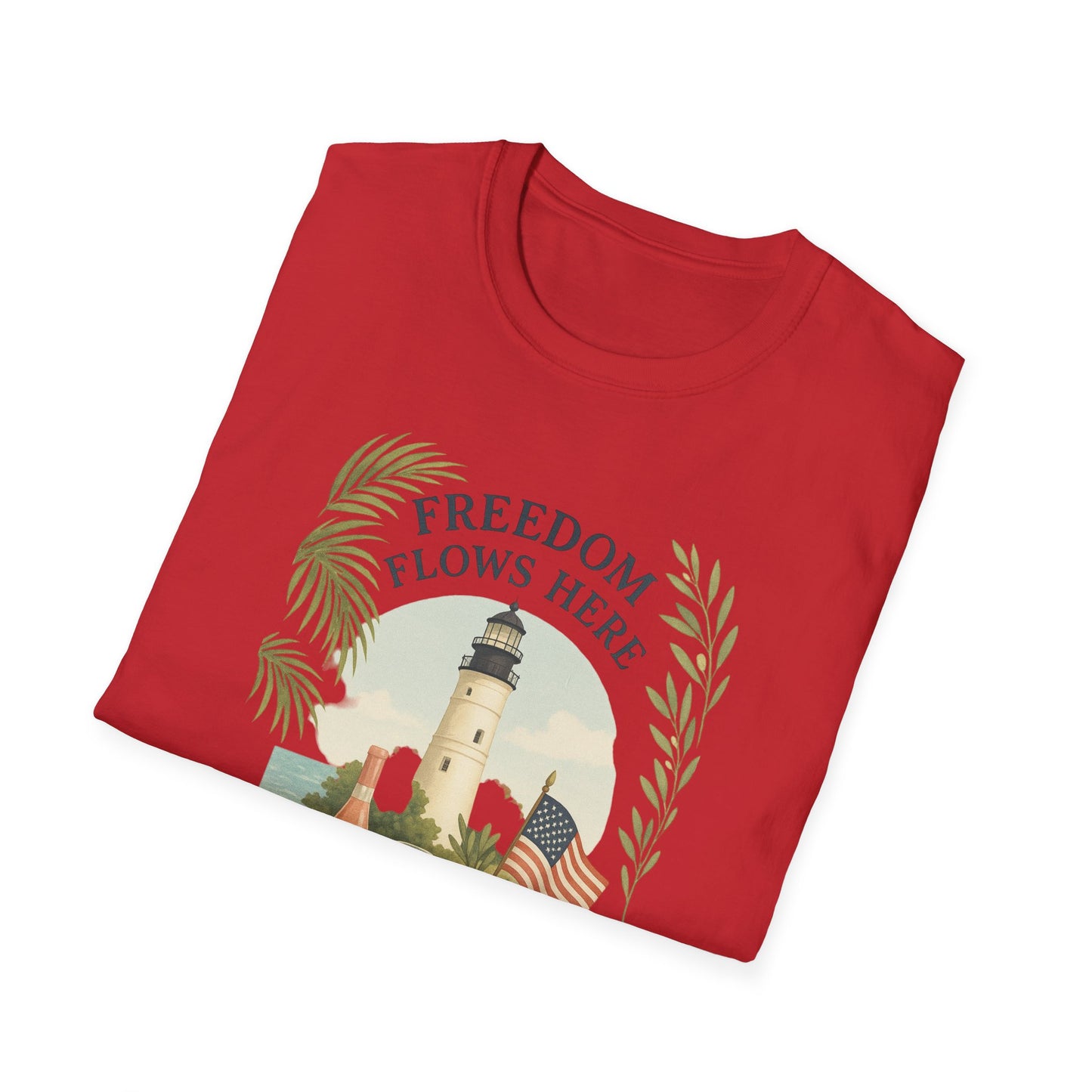 Key West Lighthouse Summer Shirt - Freedom Design