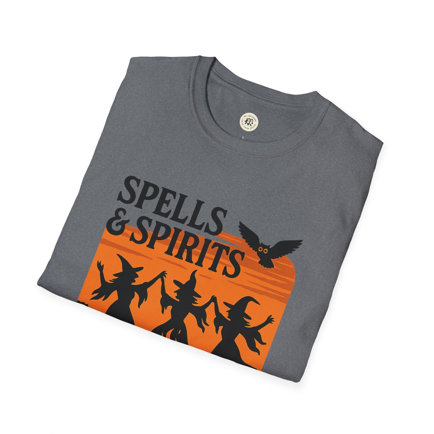 Spooky vibes unisex halloween t-shirt by teachers