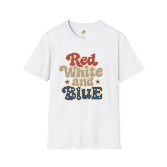 Red White and Blue, Fourth of July, Independence Day, Memorial Day, Veteran's Day, Casual