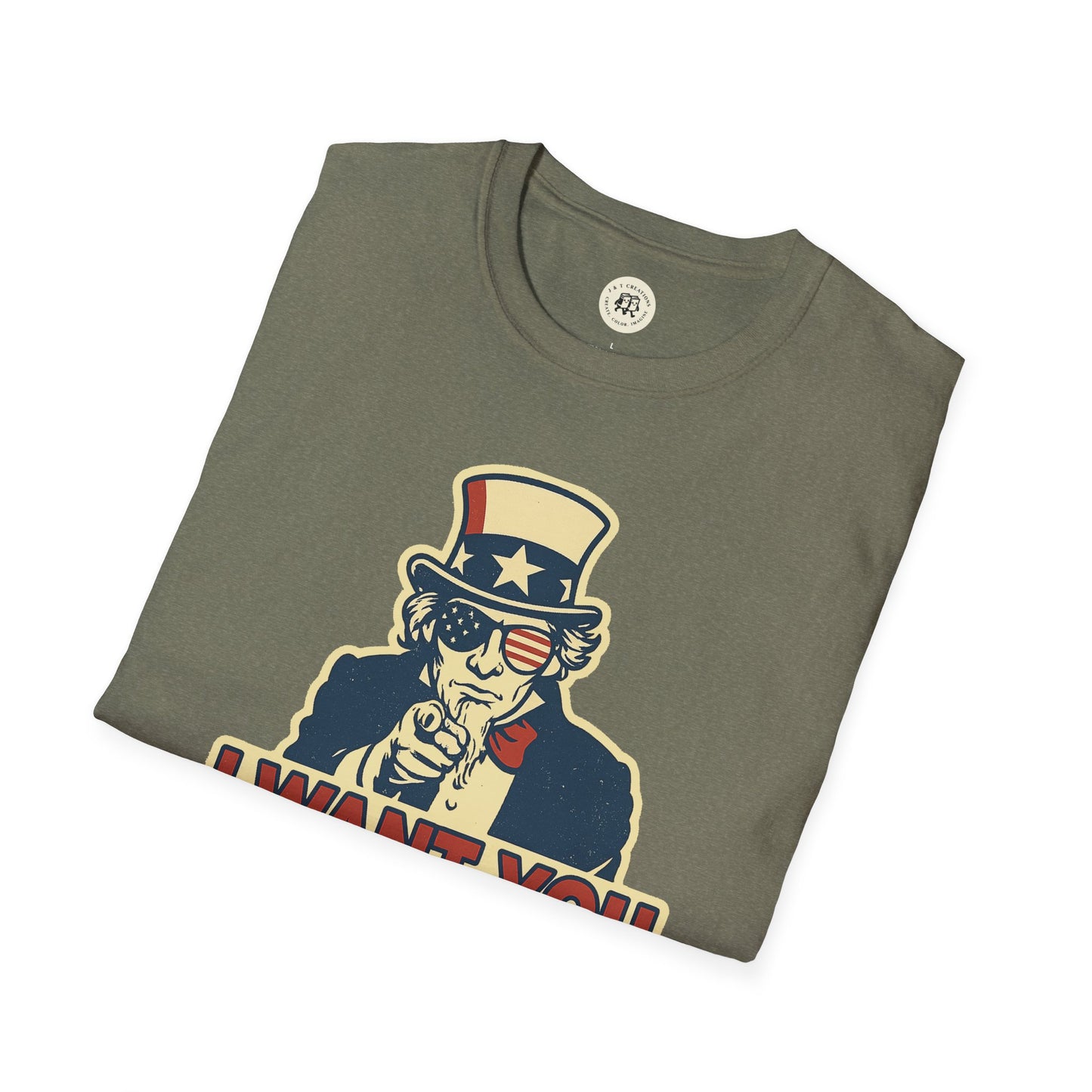 Funny Independence Day T-Shirt - Hot Dogs Design