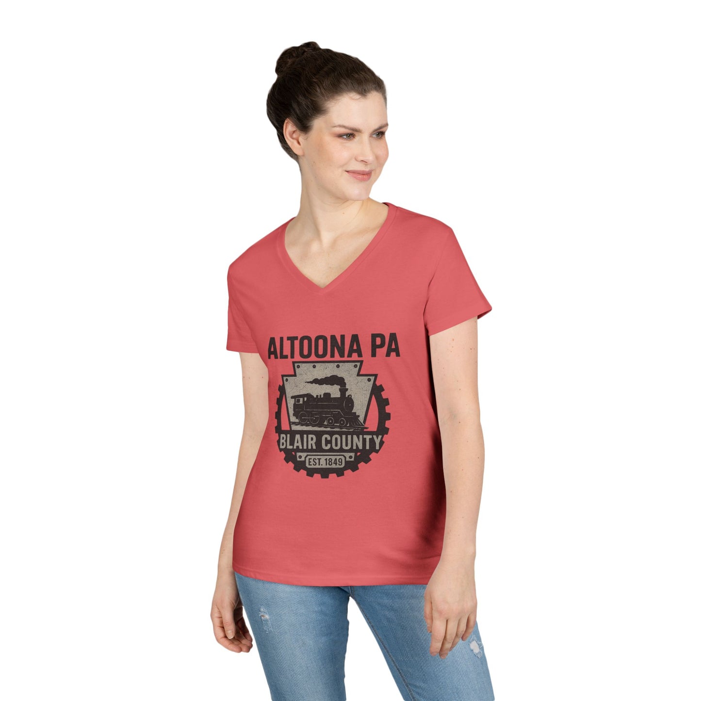 Altoona PA Vintage T-Shirt V-Neck Tee