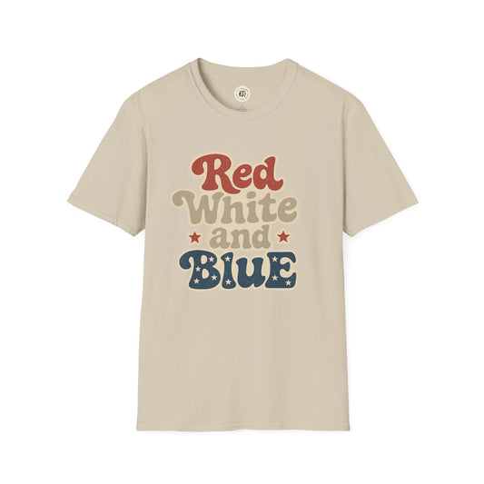 Red White and Blue, Fourth of July, Independence Day, Memorial Day, Veteran's Day, Casual