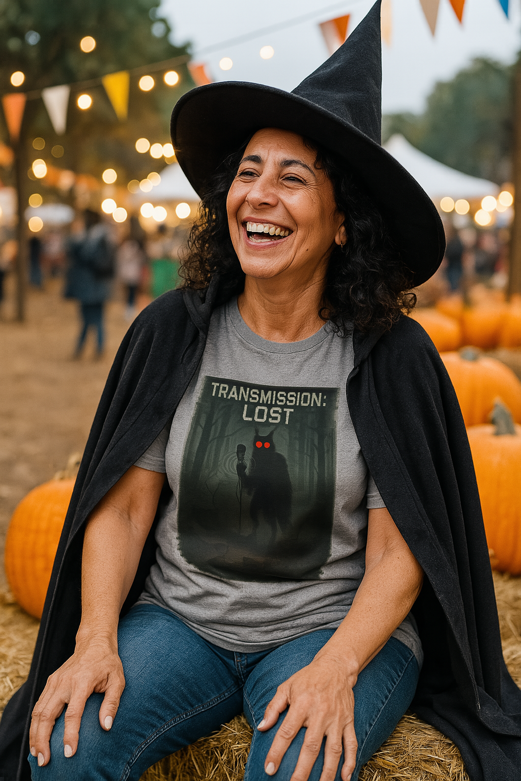 Mysterious Lost Transmission T-Shirt Horror Art