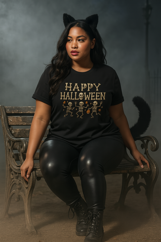 Halloween Skeleton Shirt Happy Halloween Tee