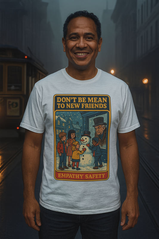 Ebenezer Scrooge Empathy T-Shirt – Kindness Design