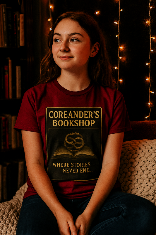 Neverending Story T-Shirt - Coreander’s Bookshop
