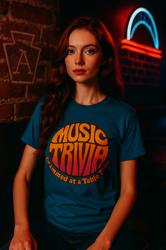 Retro Music Trivia T-Shirt – Vintage Style Tee