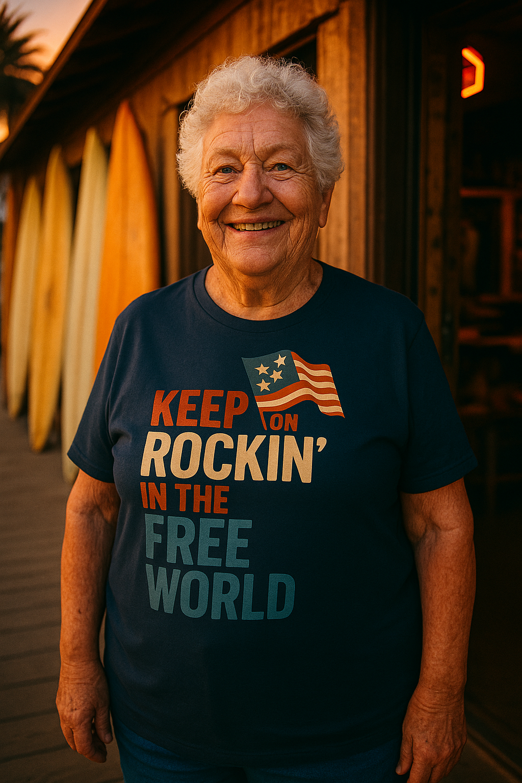 Keep on Rockin' in the Free World Shirt