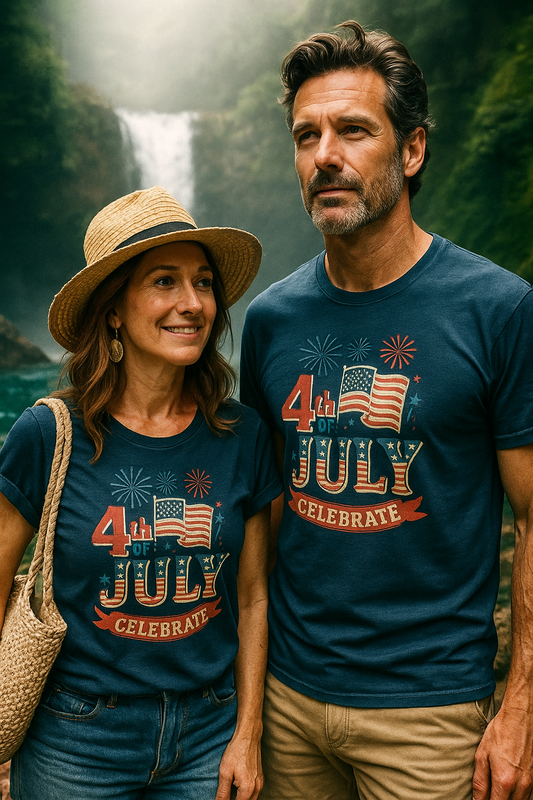 Fourth of July Fireworks Shirt - Patriotic Tee