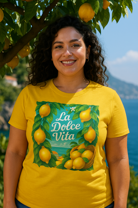 Amalfi Coast Lemon Grove T-Shirt | Italy Mediterranean Tee | Italian Summer Graphic | Citrus Lover Gift | Travel Shirt
