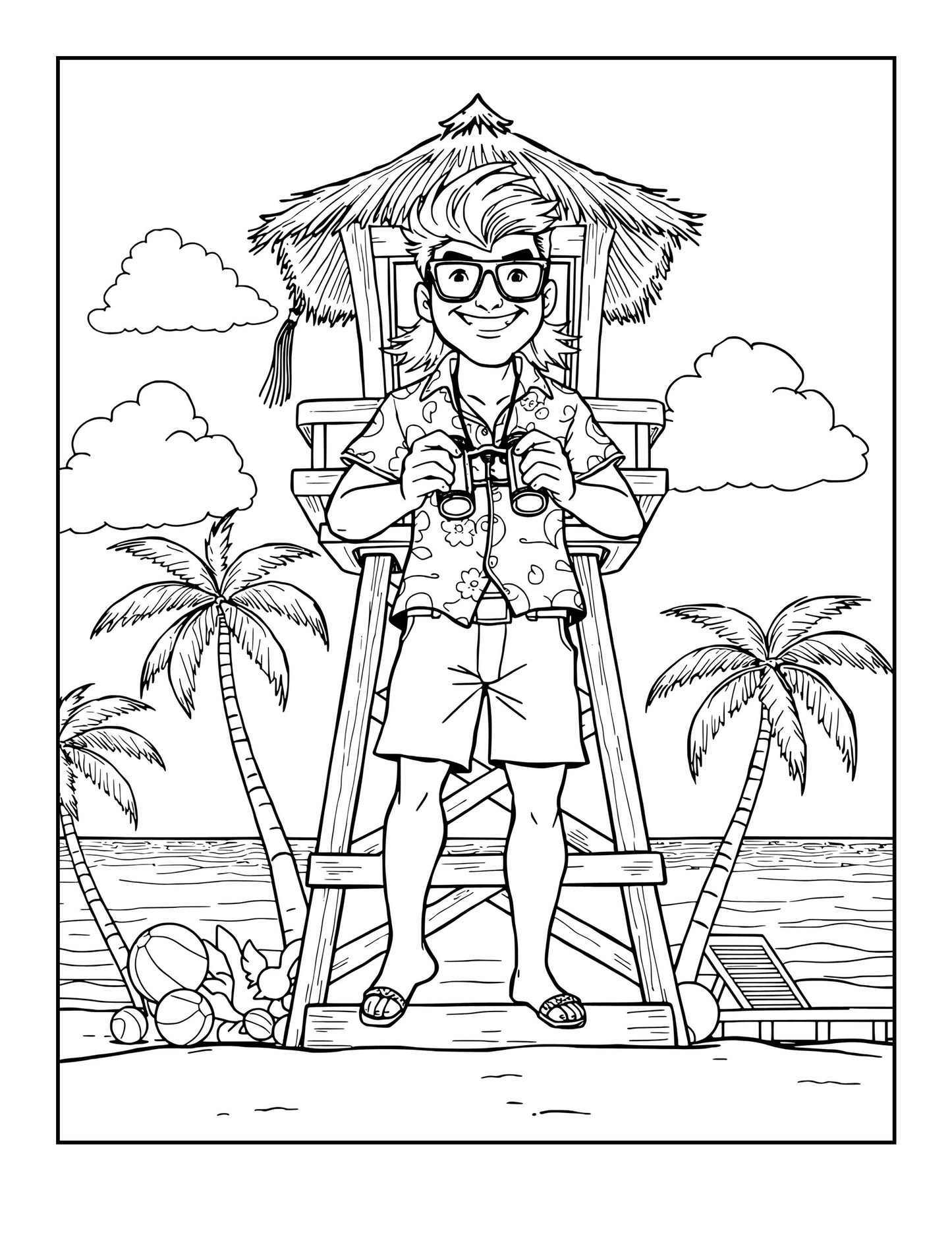 Mighty Mullets: A Wild & Wavy Coloring Adventure Digital Download