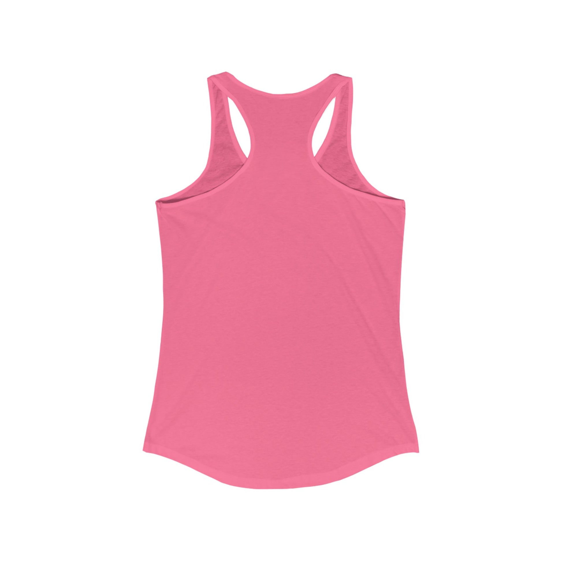 Pink savage not sorry racerback tee tank top by Printify with a comfortable sleeveless design